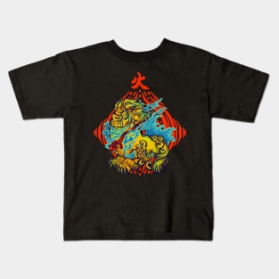 Fire Heart Kids T-Shirt